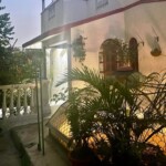 Embrace the magic of dusk at our homestay's roof garden, with mesmerizing lobby lights below, creating an unforgettable experience. A surreal view of the roof garden at dusk, with warm lights emanating from the lobby below, creating an enchanting ambiance. Discover the best homestay in Delhi places to stay.